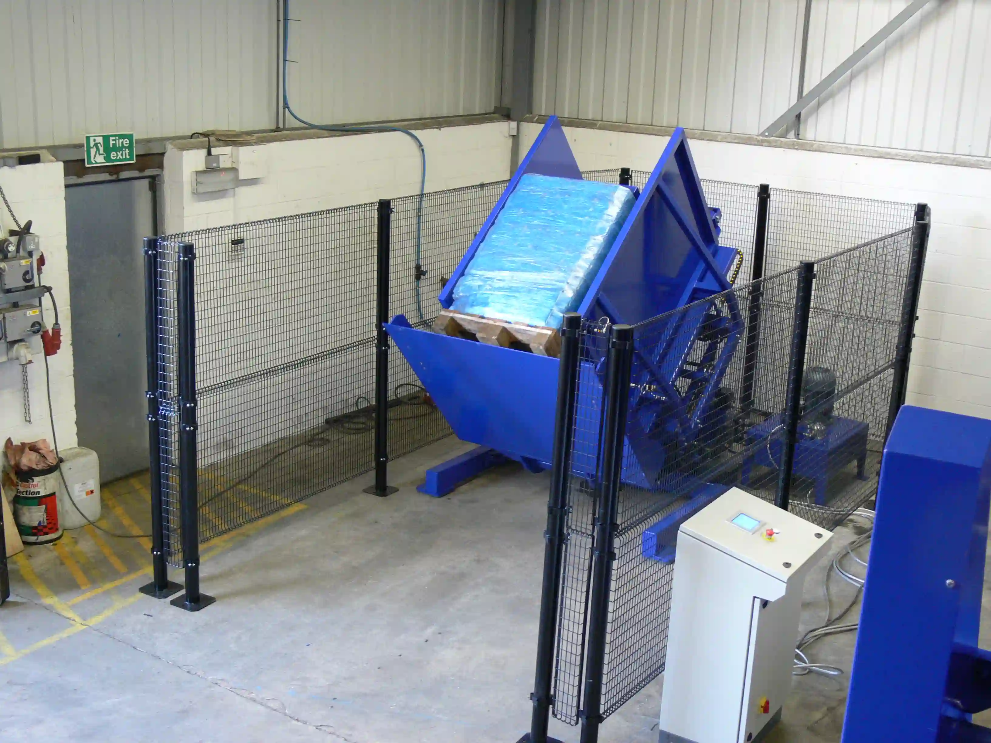 Pallet changer phase 1 bascule