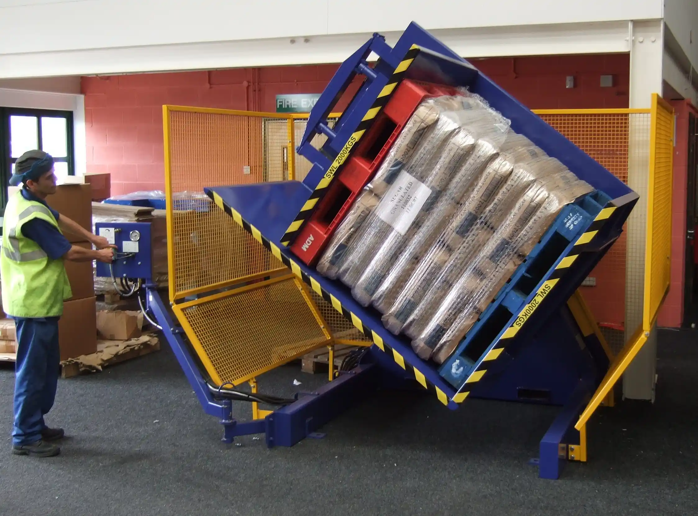 Fs anciens grillages sur sacs