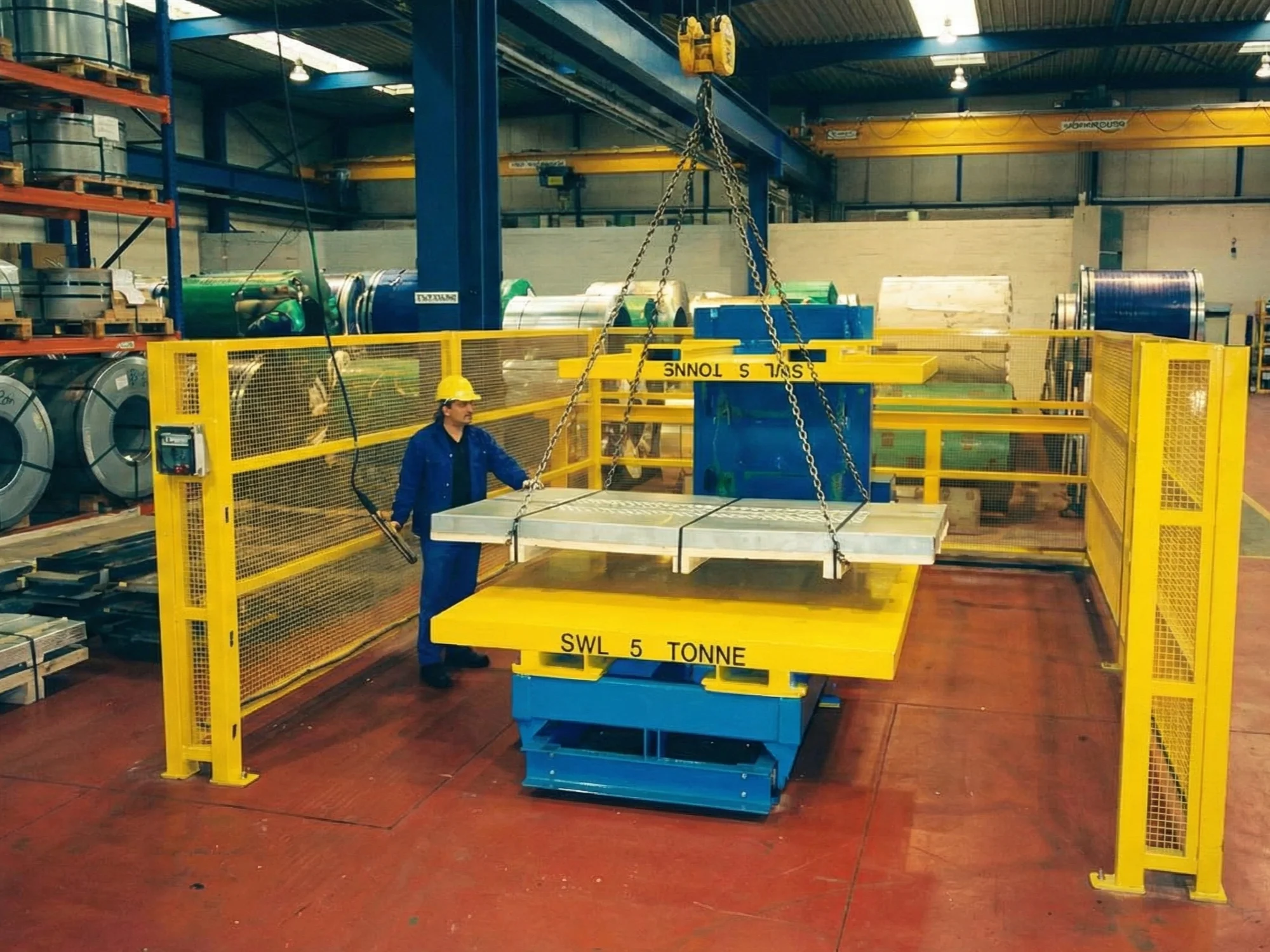 Rr1 acierie chargement par grue